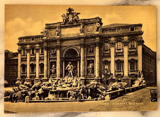 Tarjeta Postal antigua de Roma