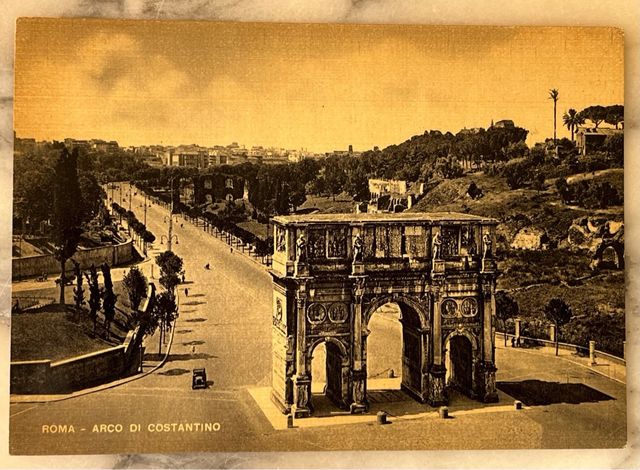 Tarjeta Postal antigua de Roma