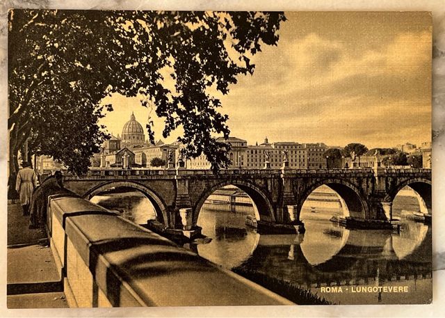 Tarjeta Postal antigua de Roma