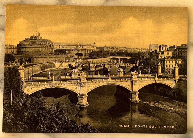 Tarjeta Postal antigua de Roma