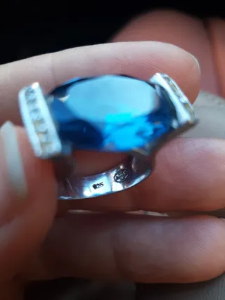 Anillo de plata de ley