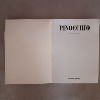 Libro di Pinocchio edizione Dispac