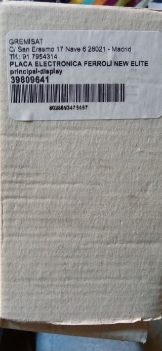 Tarjeta de caldera ferrori new elite