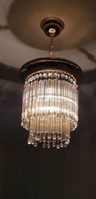 Años 80. Dos Lamparas de pie y de techo.