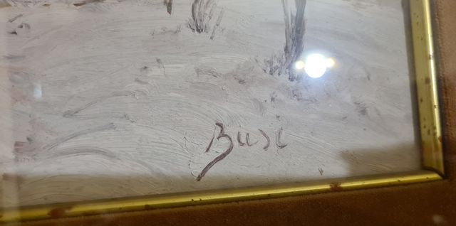 Quadro paesaggio innevato BUSI