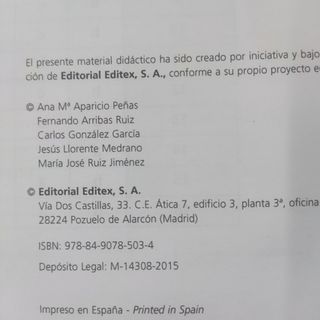 MATEMATICAS I - 1 Bachillerato. EDITEX