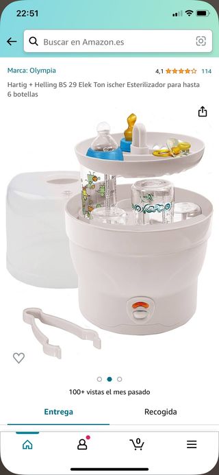 Esterilizador biberones