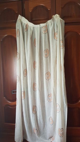 Cortinas beige
