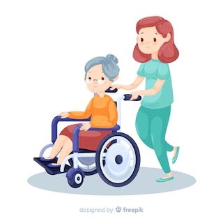 Cuidadora de Mayores hospital