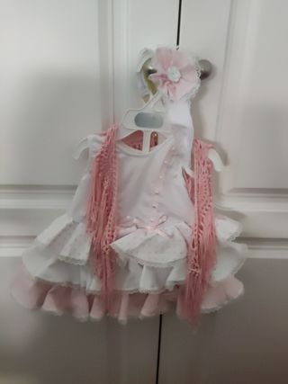 Vestido flamenca bebé