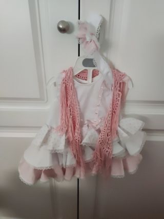 Vestido flamenca bebé