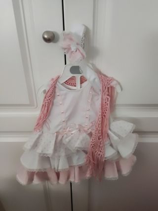 Vestido flamenca bebé