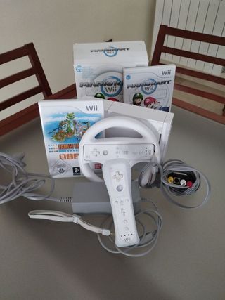 Consola Wii, mandos y juegos