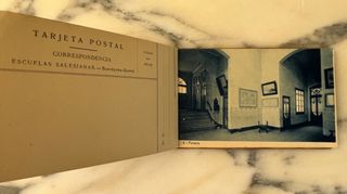 Tarjeta postal Escuela  Salesianos Sarria