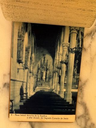 Tarjeta postal Escuela  Salesianos Sarria