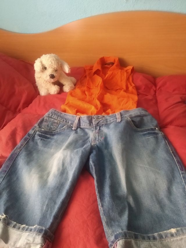 🍡🌈 Ocasión,Lote Bermudas y Blusa 👚 9€