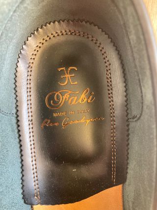 Zapatos Fabi 42 original Italiano cuero