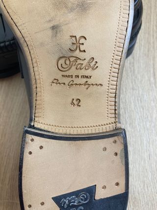 Zapatos Fabi 42 original Italiano cuero