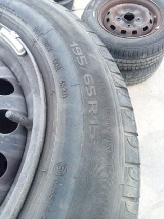 4 ruedas completas Fiat  195/65/15 91v r_47198