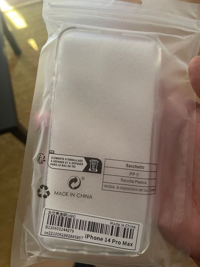 Funda transparente Iphone 14 Pro Max