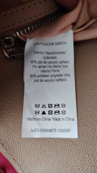 Bolso Purificación García Rosa