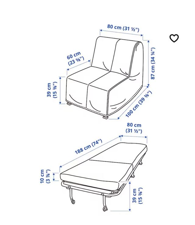 Sofá cama Ikea
