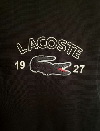 Polo Lacoste manga corta Negro