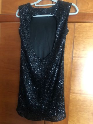 vestido de fiesta con lentejuelas