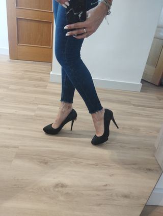 Zapatos tacón negros