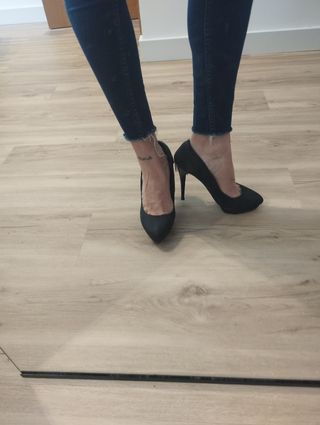 Zapatos tacón negros
