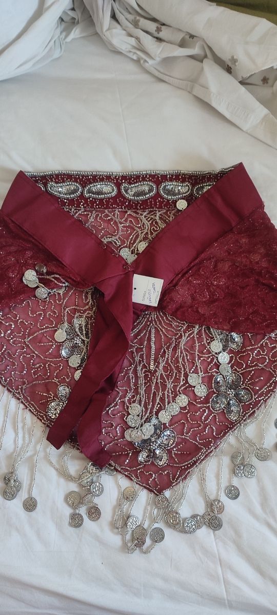 Pañuelo danza vientre hecho a mano