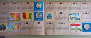 Álbum de cromos antiguo 