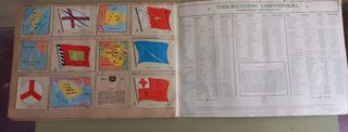 Álbum de cromos antiguo 