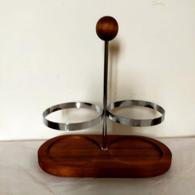 SOPORTE DE METAL Y MADERA  NUEVO