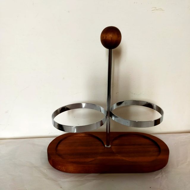 SOPORTE DE METAL Y MADERA  NUEVO