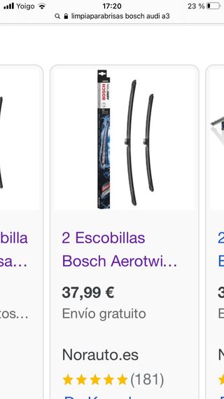 limpiaparabrisas bosh