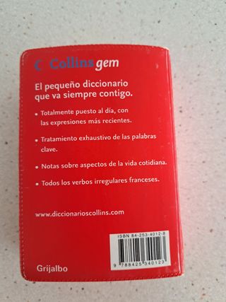 Diccionario de bolsillo Español Francés