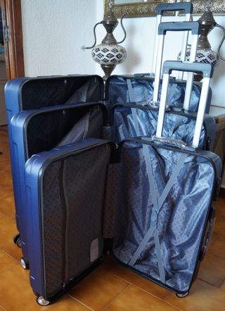 3 Maletas 70€ Nuevas Azules