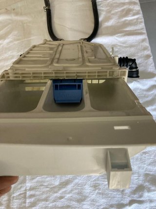 Samsung. Cajón detergentes lavadora. Modelo en las