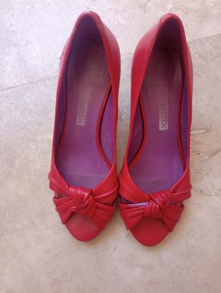 Zapatos ROJOS DE Piel N 36