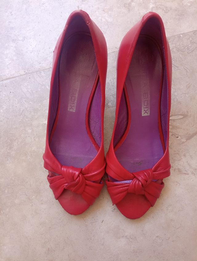 Zapatos ROJOS DE Piel N 36