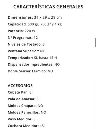 Panificadora Moulinex 1Kg