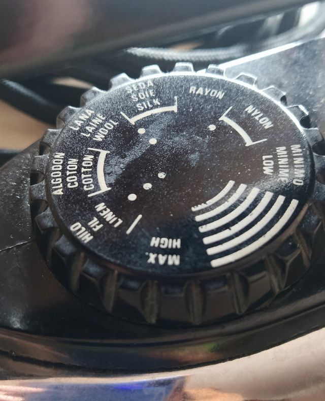 Plancha antigua en uso