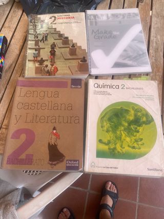 Libros de 2 bachillerato