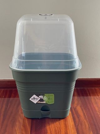 Juego macetas campana invernadero Elho