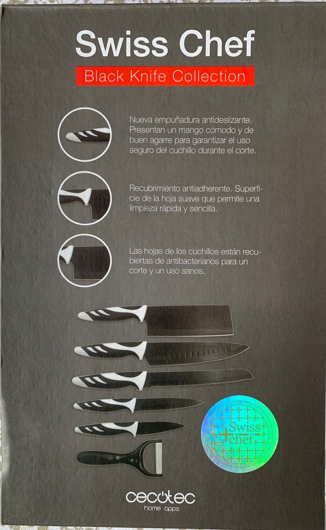 juego de cuchillos Cecotec