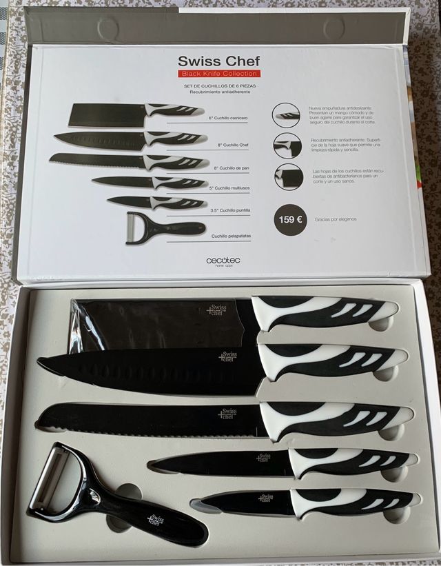 juego de cuchillos Cecotec