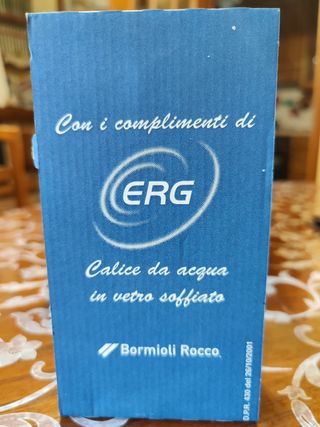 Calice in vetro soffiato collezione ERG