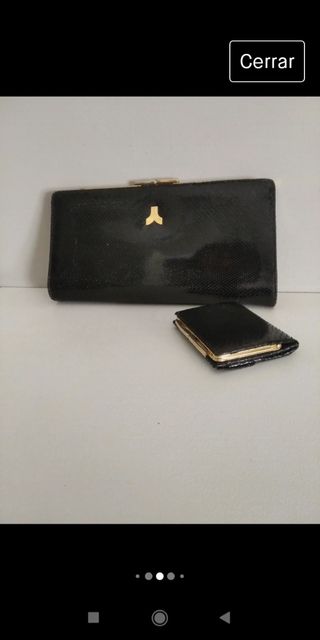 Bolso y cartera vintage 
