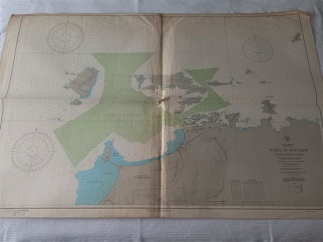 7 cartas náuticas US Navy América